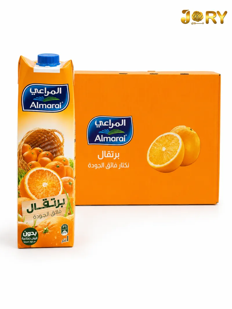 المراعي كرتون 1 لتر بنكهة البرتقال